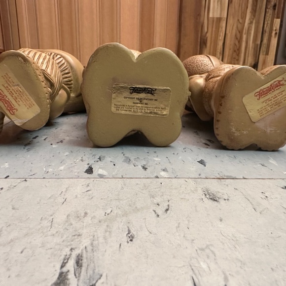 Lot x3 FannyKins by Bill Mack -  Baseball, Football, Skier Figurines - Picture 5 of 5